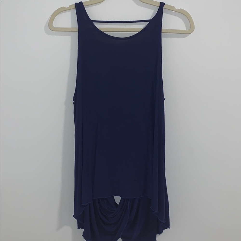 Navy Blue Tank Top